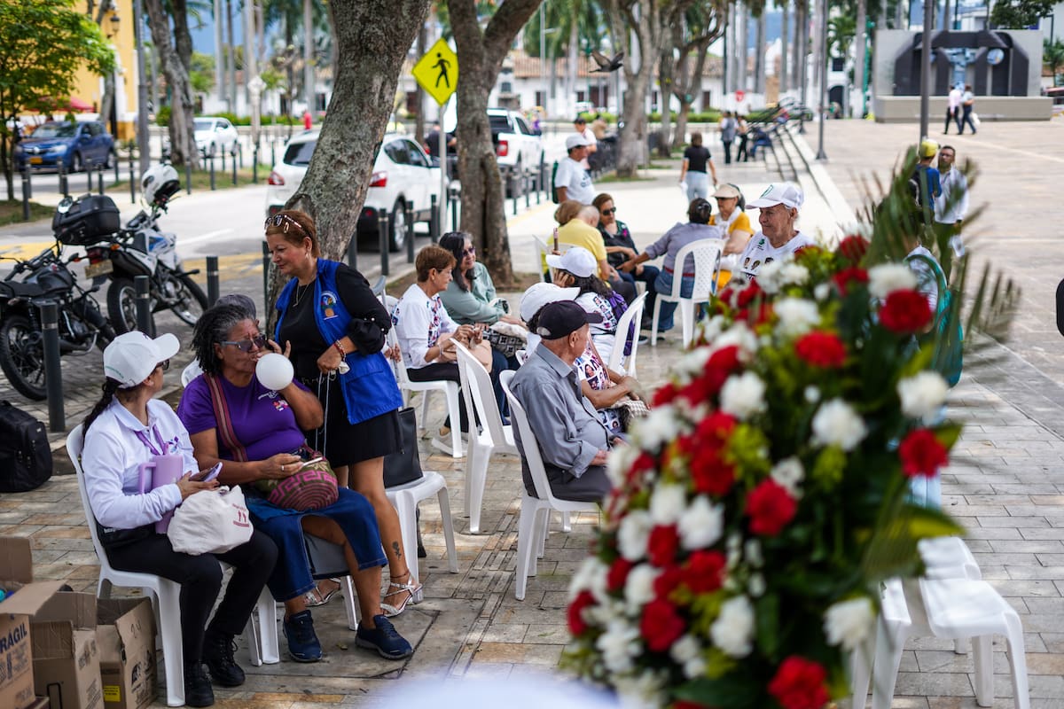 La jornada incluyó un acto de memoria para recordar a las personas desaparecidas durante el conflicto armado.