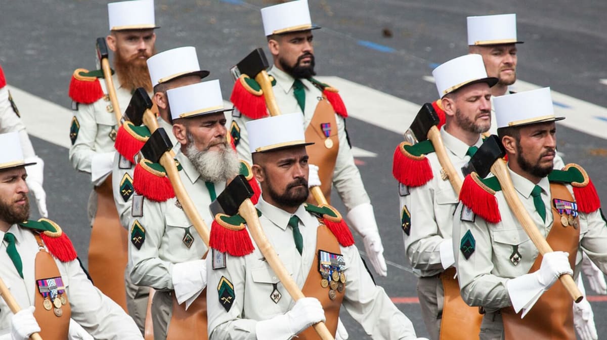 La Legión Extranjera Francesa; cuando el dolor muere, nace la nostalgia. Foto: TN