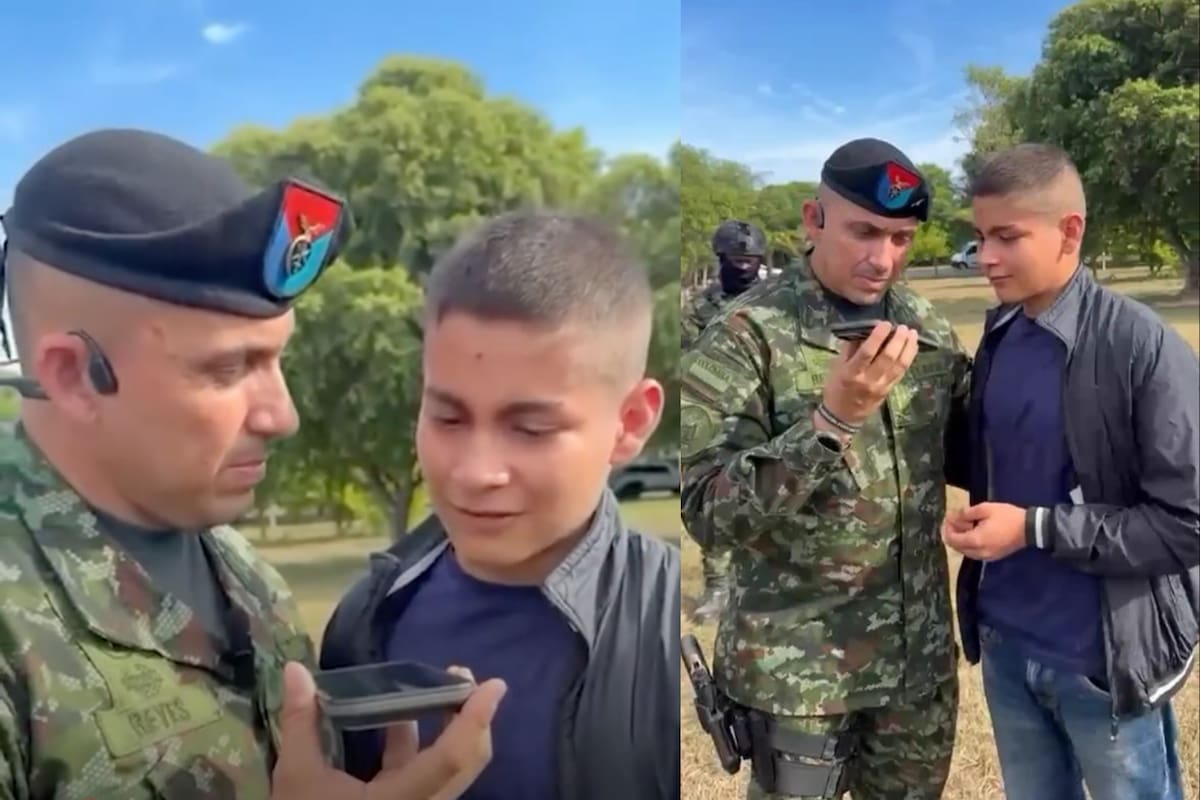 Así fue la llamada de uno de los ocho secuestrados por el ELN y rescatados por el Ejército en Norte de Santander. Foto: captura de video