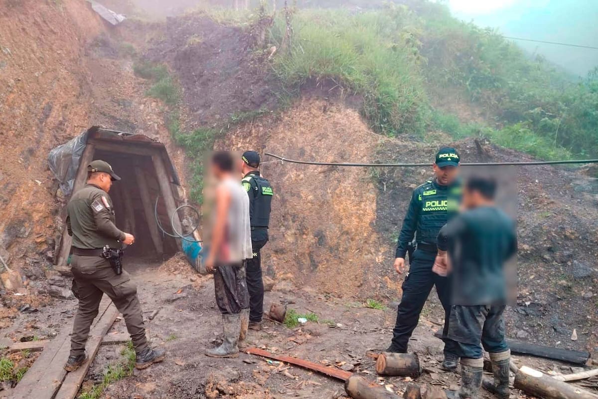 La mina intervenida no contaba con licencia ambiental ni autorización de la Agencia Nacional de Minería.