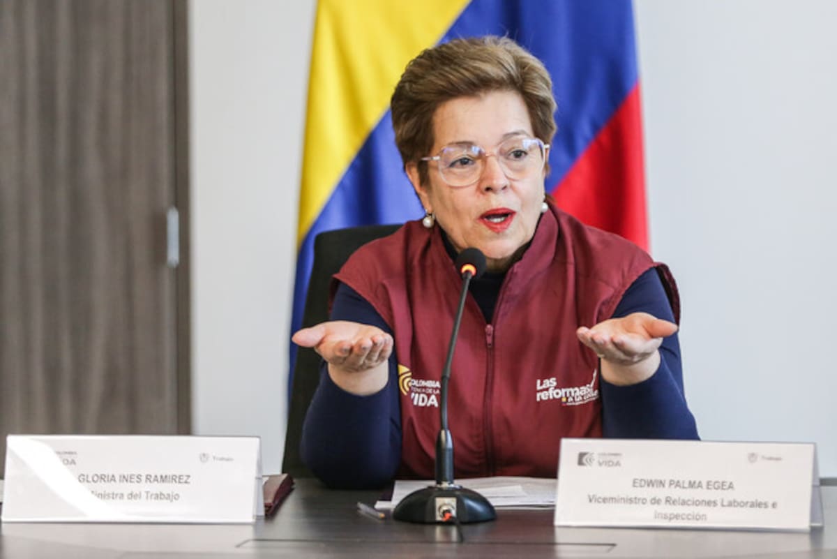Reforma laboral: La ministra de Trabajo, Gloria Inés Ramírez, defendió el proyecto en sus intervenciones en la Cámara de Representantes. | Foto Colprensa
