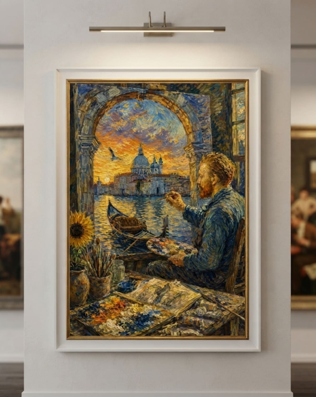 La muestra del artista plástico Gustavo Herrera Acelas puede visitarse en la Casa de la Cultura El Solar. La propuesta reúne elementos de la historia, la memoria y la identidad cultural, con referencias a España, la independencia y la tradición colombiana. Foto suministrada/VANGUARDIA