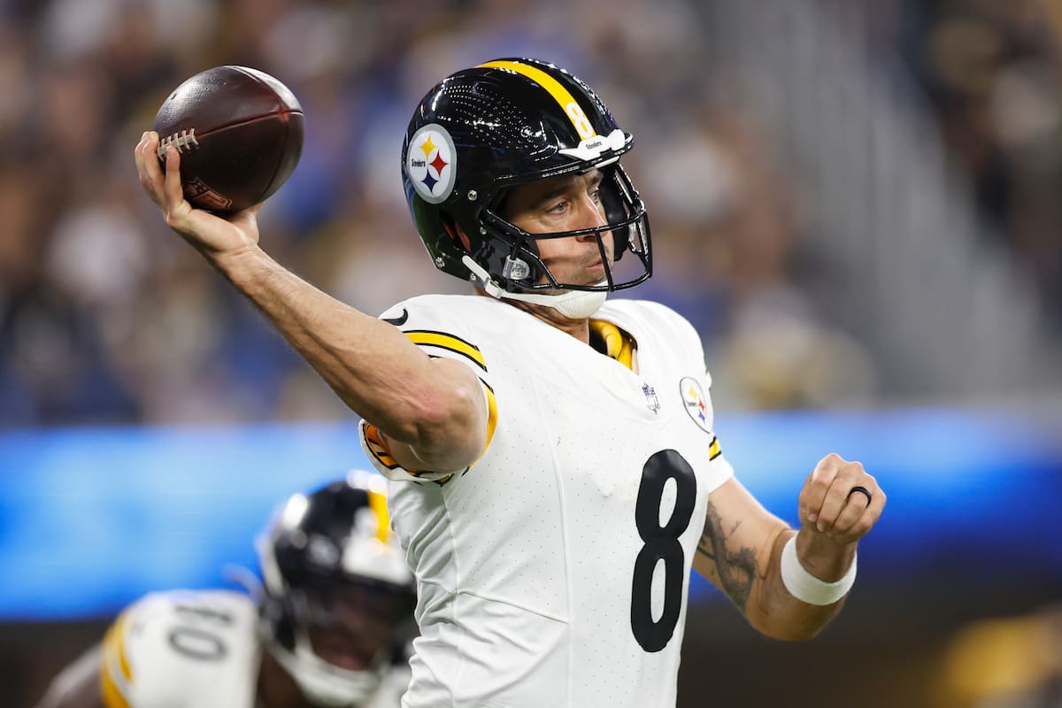 Aaron Rodgers, mariscal de campo de los Pittsburgh Steelers. EFE/EPA/CAROLINE BREHMAN
