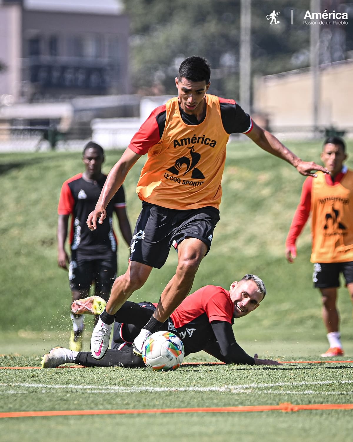La nómina de América de Cali para enfrentar a Atlético Bucaramanga en la Liga BetPlay. Foto: América de Cali.