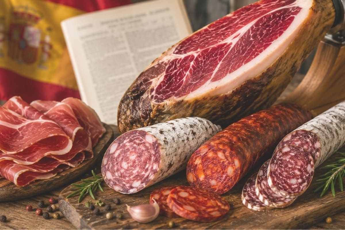 España endurecerá las reglas para jamones y embutidos desde 2026. La nueva normativa exigirá más controles sobre ingredientes, etiquetado y procesos de elaboración. Imagen de apoyo IA.