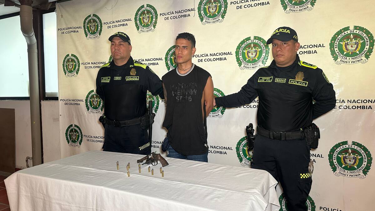 La Policía capturó a uno de los presuntos atacantes.