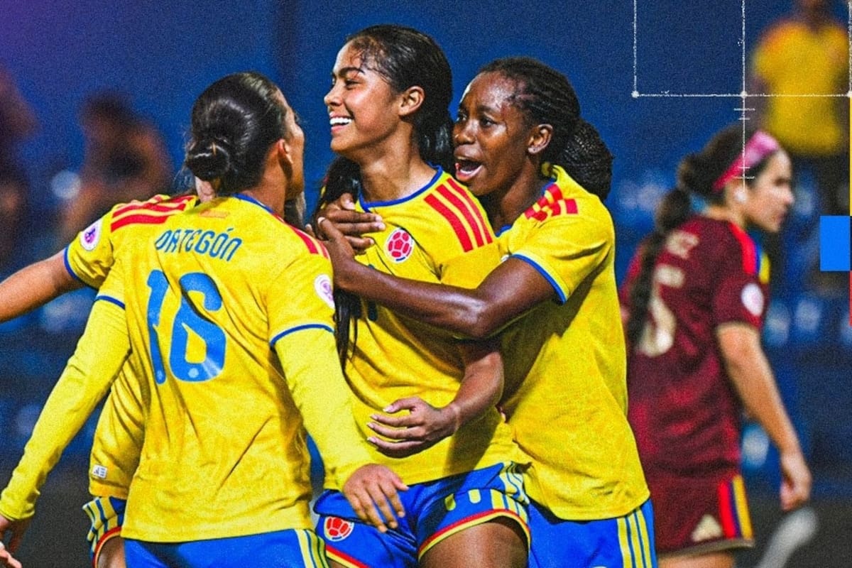 La santandereana Maithé López le dio la victoria ante Venezuela. Foto: FCF.