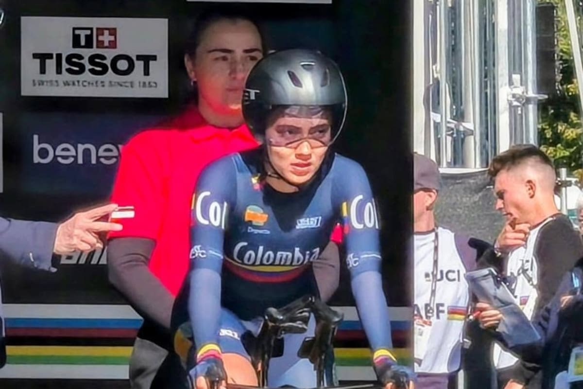 La santandereana Natalia Garzón, la mejor suramericana en la contrarreloj del Mundial Sub-23. Foto: Revista Mundo Ciclistico
