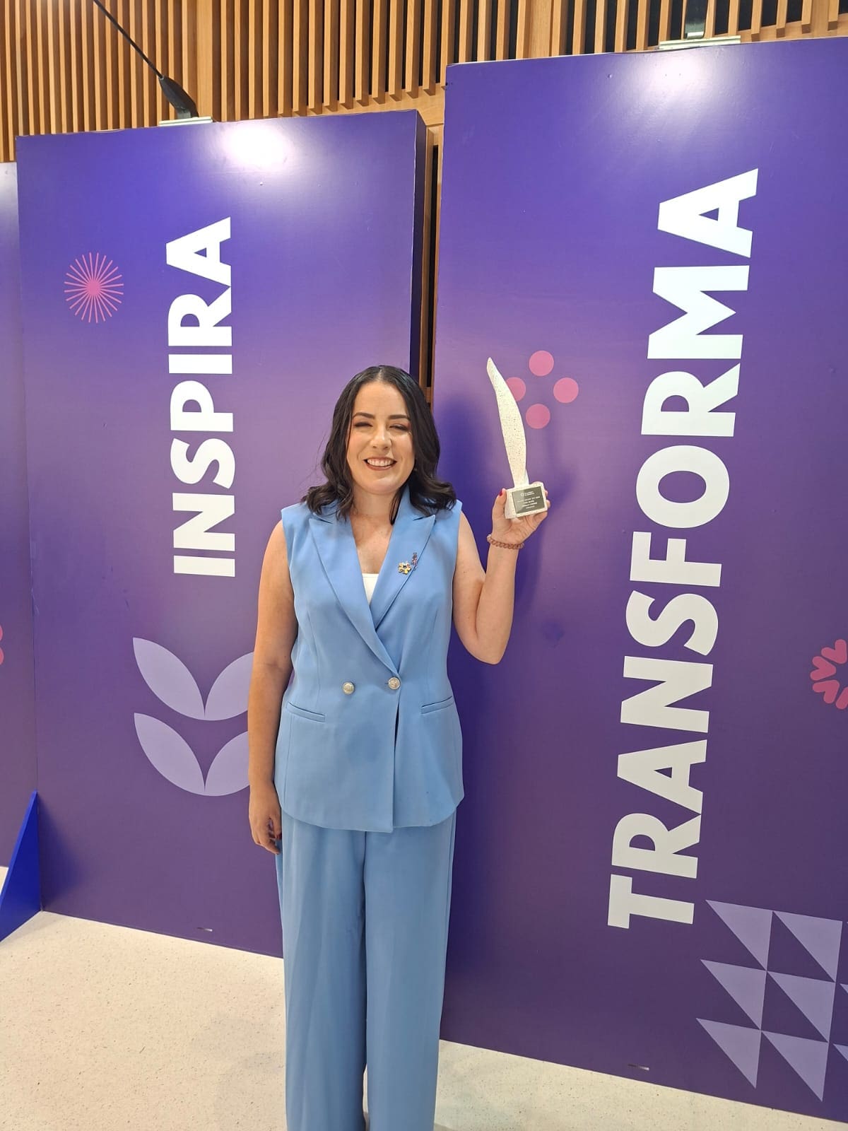 Ana María Pinilla. Premio Mujer Tec. Foto suministrada/VANGUARDIA