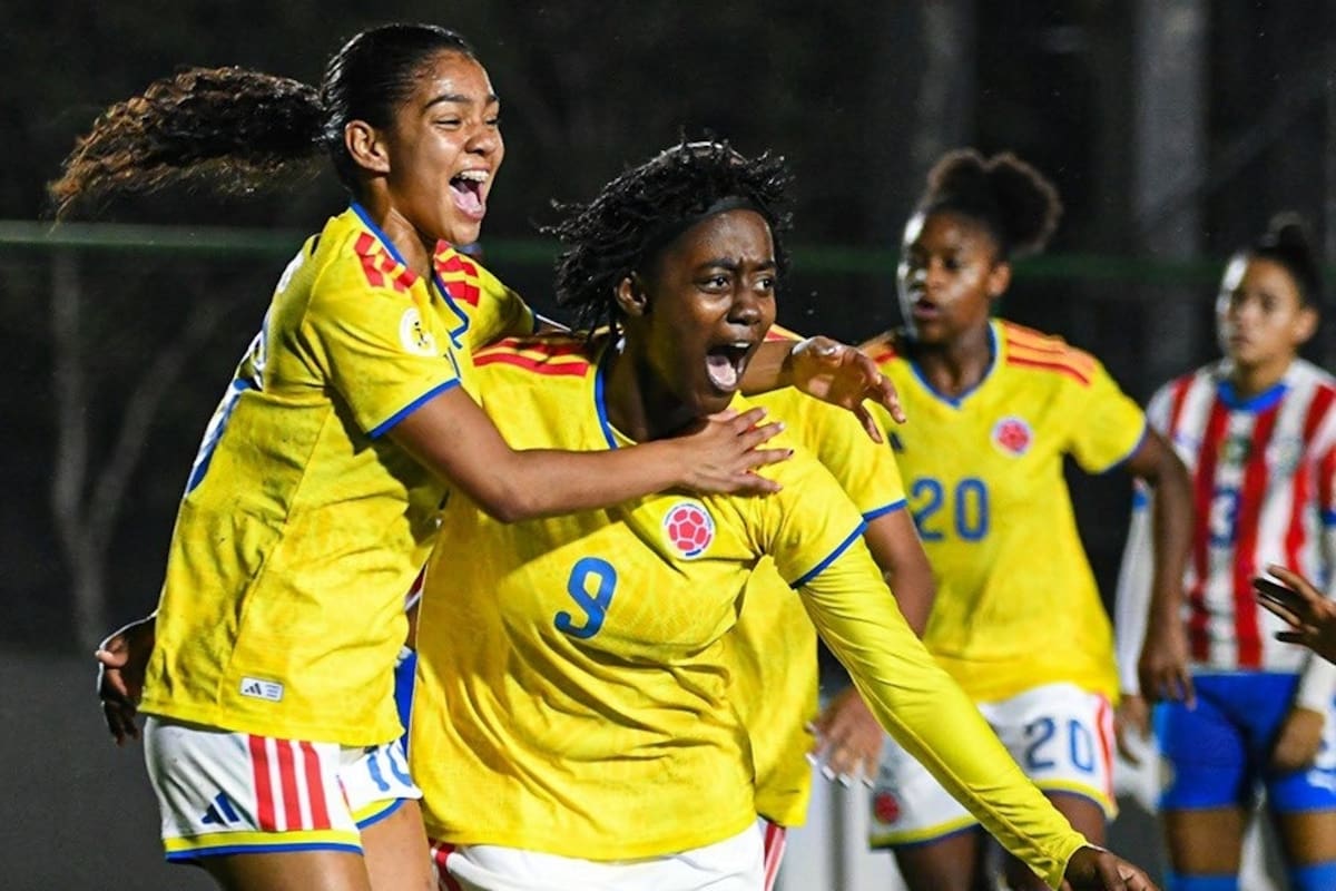 La Selección Colombia derrotó 3-0 a Paraguay en la última fecha del Sudamericano femenino Sub-17. Foto: FCF