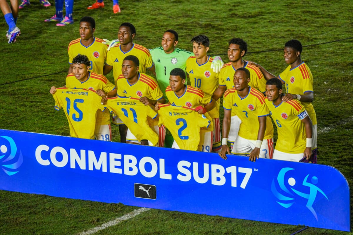 La Selección Colombia Sub-17 clasificó al Mundial de Catar y va por el título del Sudamericano. Foto: FCF.