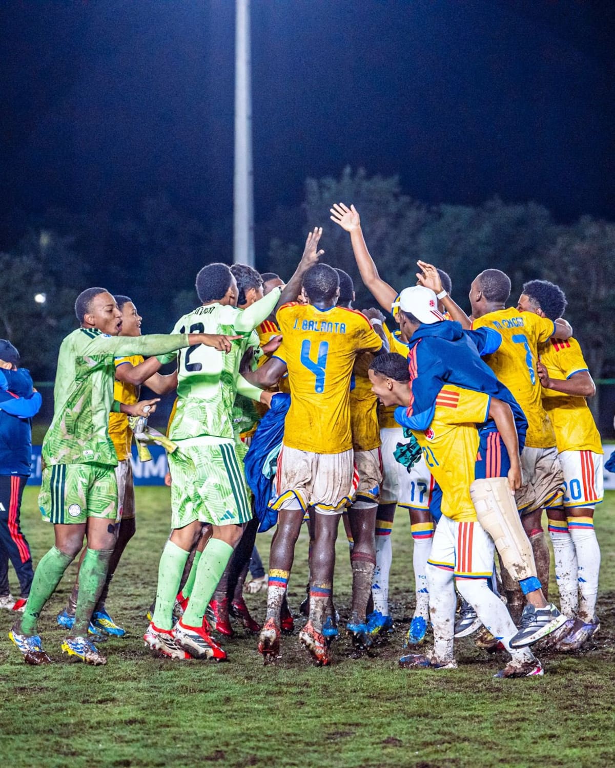 La Selección Colombia Sub-17 clasificó al Mundial de Catar y va por el título del Sudamericano. Foto: FCF.