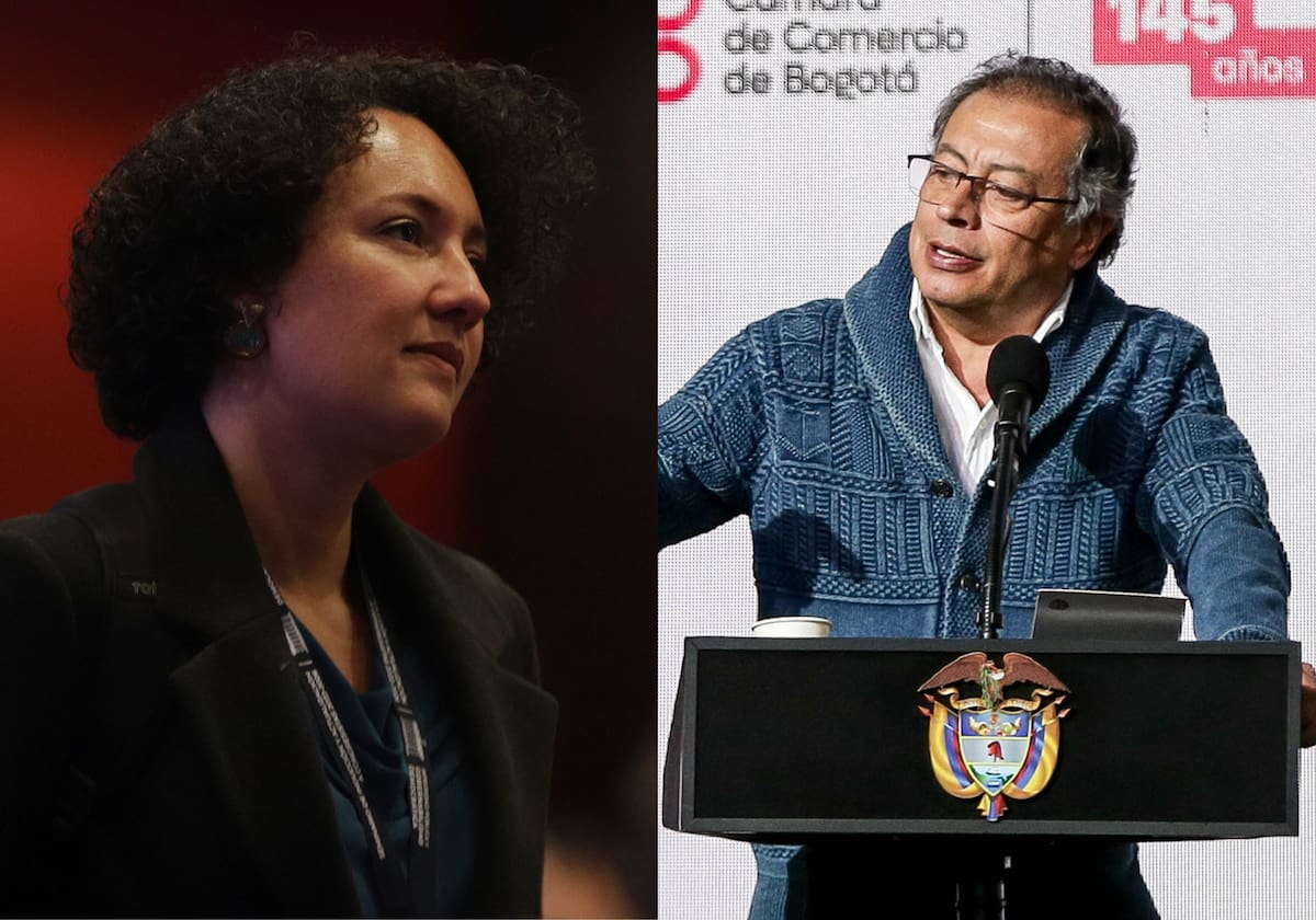 La senadora del Pacto Histórico, Isabel Zuleta, junto a el presidente Gustavo Petro. // Ilustración.