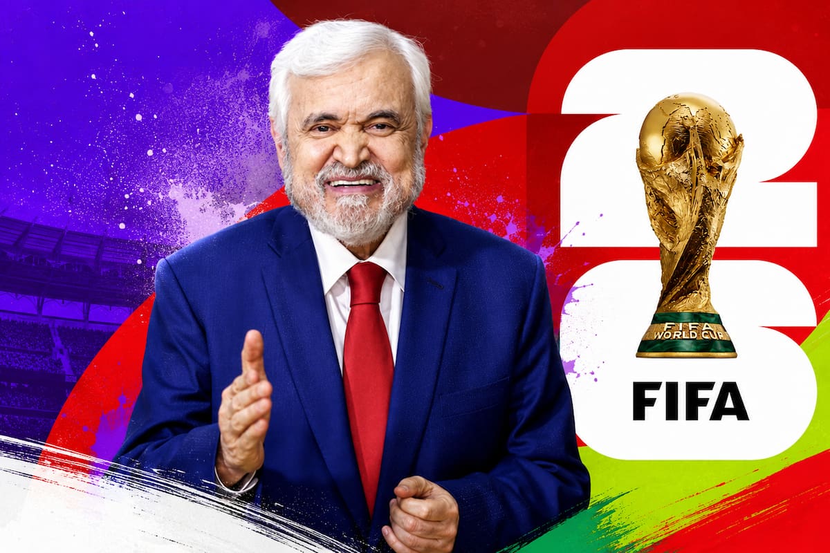 La última patadita de Jorge Barón: el presentador quiere bendecir a la Selección Colombia antes del Mundial 2026. Foto suministrada/VANGUARDIA
