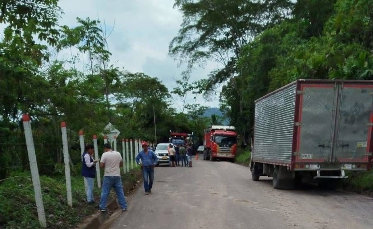 La víctima fue arrollada por una volqueta en la vía que comunica Landázuri con Cimitarra.