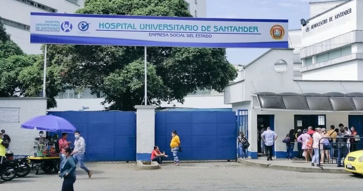 María Fernanda recibe atención en el Hospital Universitario de Santander, HUS.