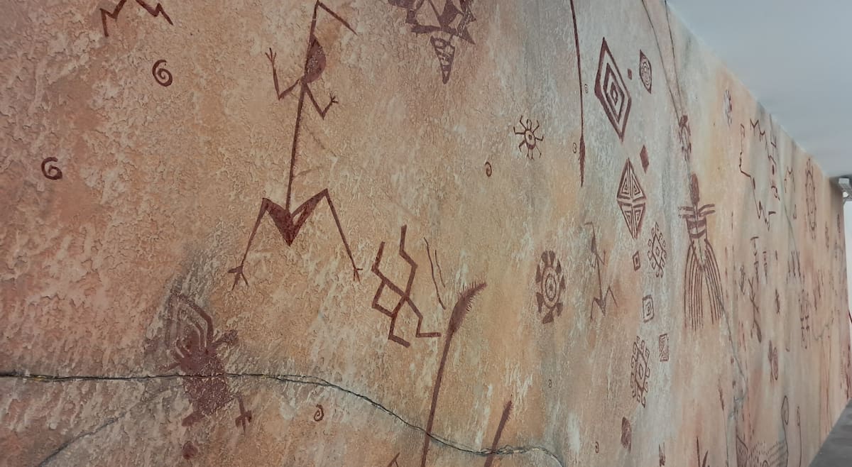 La voz truncada de los Guane: un mural que revive la memoria ancestral