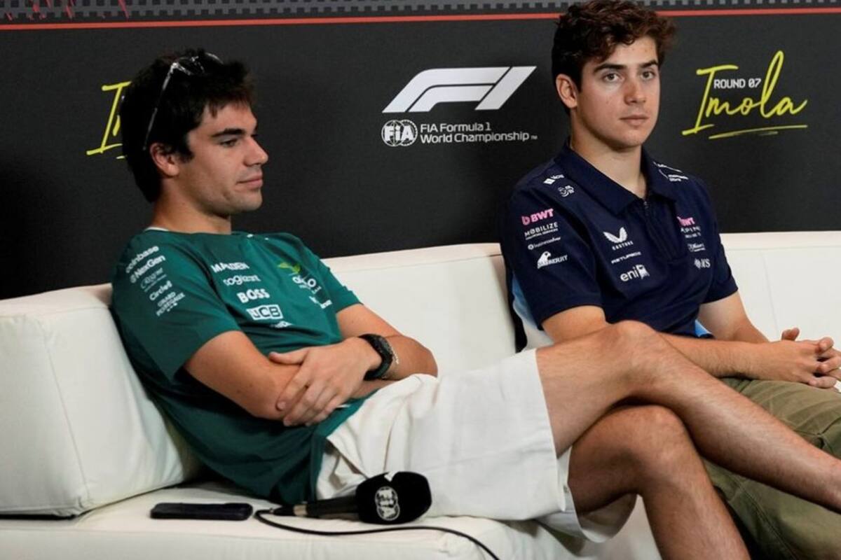 Lance Stroll y Franco Colapinto se enfrentaron por un incidente en Brasil. Foto: Redes Sociales