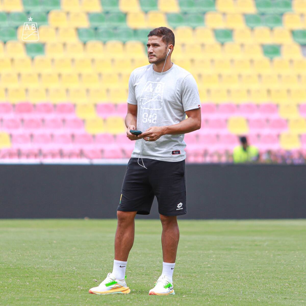 Larry Vásquez, jugador de Atlético Bucaramanga. (Foto: Atlético Bucaramanga / VANGUARDIA).