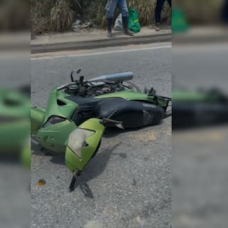 Motociclista murió tras caer debajo de un Camión en Girón