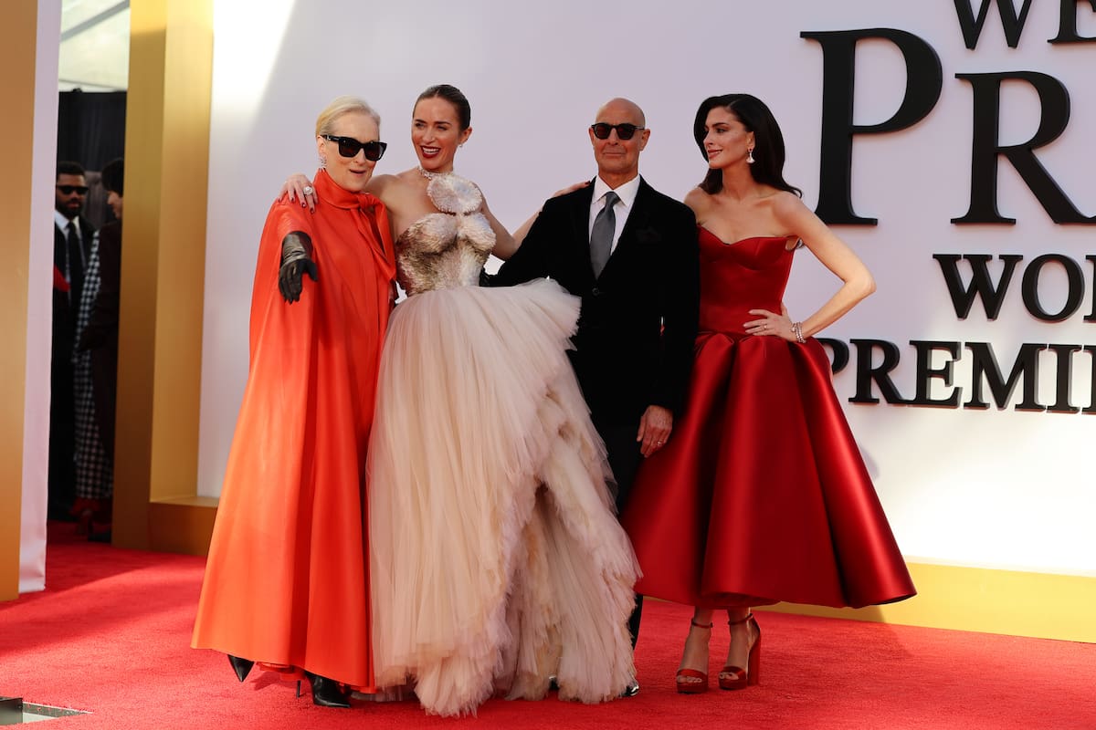 Meryl Streep, Anne Hathaway, Emily Blunt y Stanley Tucci. //EFE.