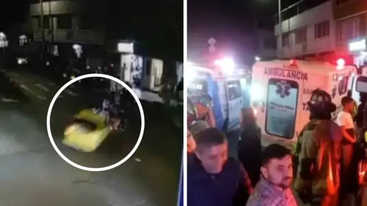 Las multas del taxi que arrolló a 11 personas en el sur de Bogotá: esta es identidad conductor ebrio