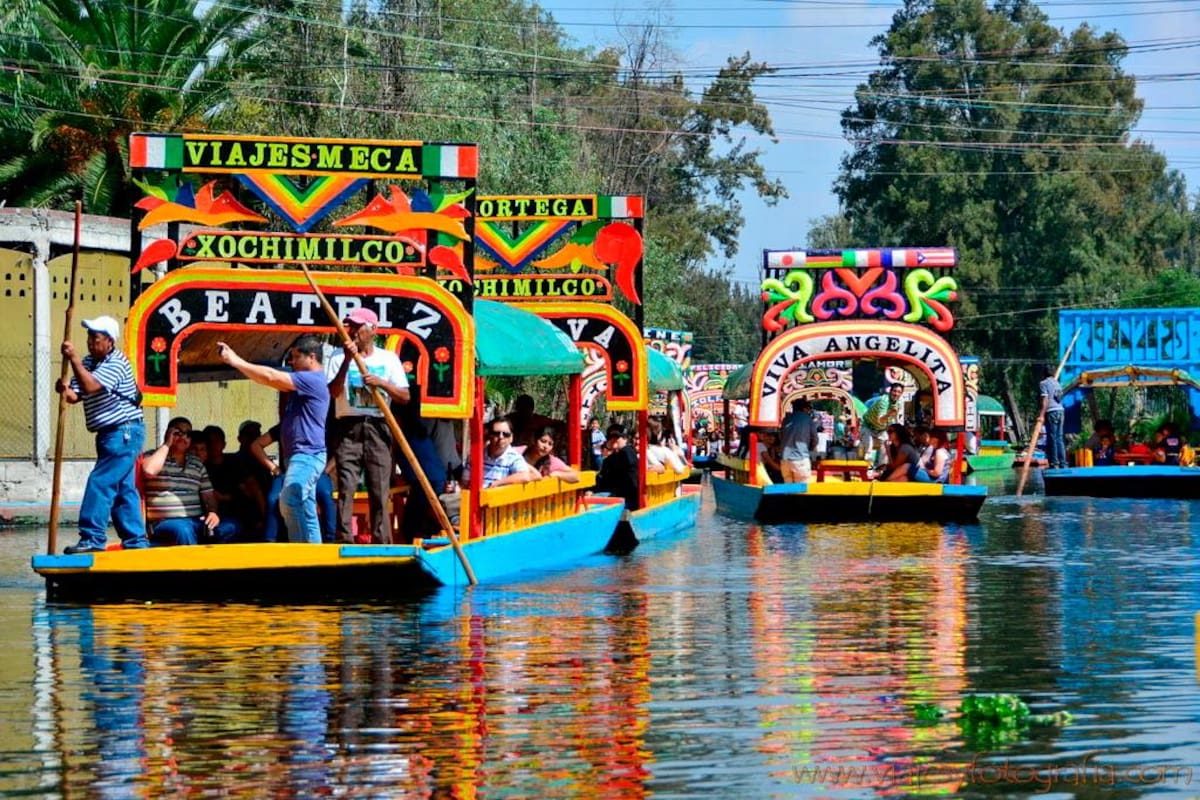 Xochimilco está a menos de 30 kilómetros, al sureste de la Ciudad de México. Tomada de Internet/VANGUARDIA