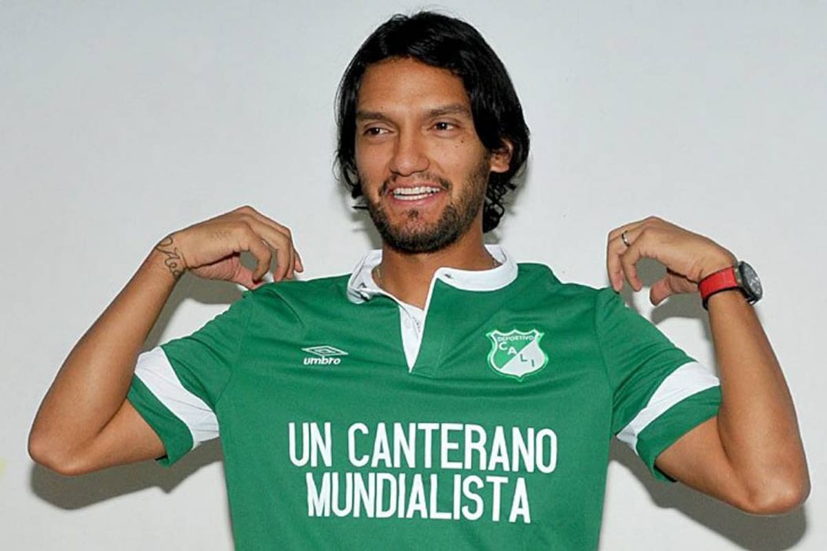 Abel Aguilar, quien viene de actuar en Belenenses del fútbol de Portugal, es uno de los canteranos que luego de un largo periplo por el exterior volverá a vestir la camiseta del Deportivo Cali. (Foto: Tomada de El Colombiano / VANGUARDIA LIBERAL)