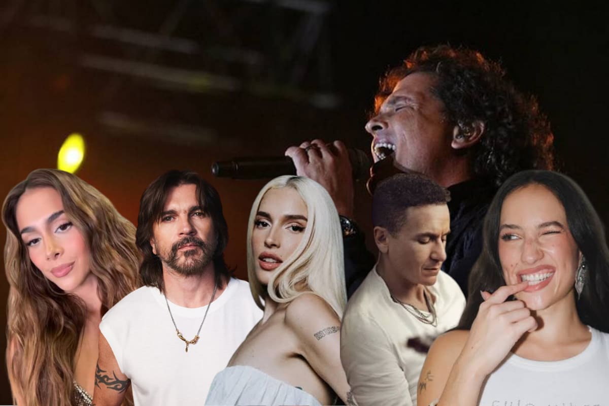 Los artistas nominados a los Latin Grammy 2026 compartieron en redes sociales sus primeras reacciones tras conocerse la lista de candidatos a los premios. Foto tomadas de: X // Redes Sociales // Fotomontaje.