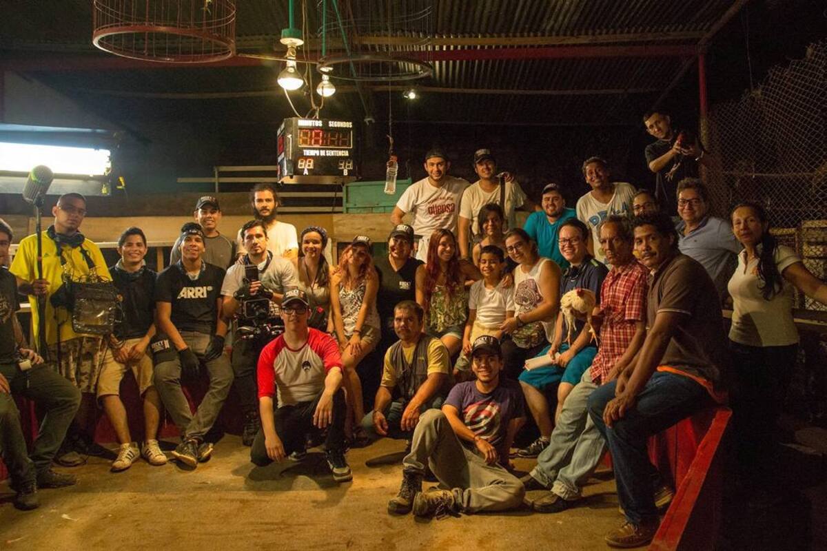 Ellos hicieron parte del equipo realizador de “Rocky”, el cortometraje ficción que sobresalió en el concurso de méritos artísticos. (Foto: / VANGUARDIA LIBERAL)