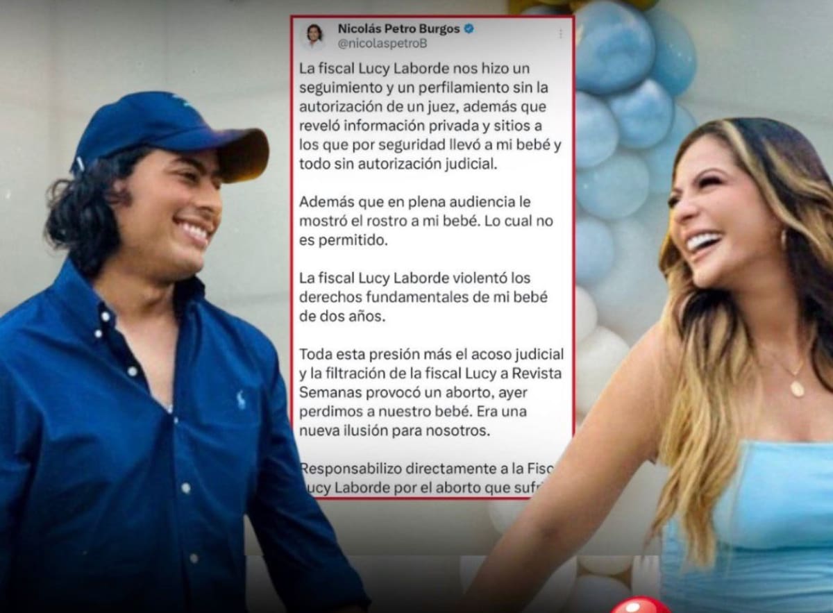 Laura Ojeda y Nicolás Petro enfrentan la pérdida de su bebé: el reclamo de Gustavo Petro.