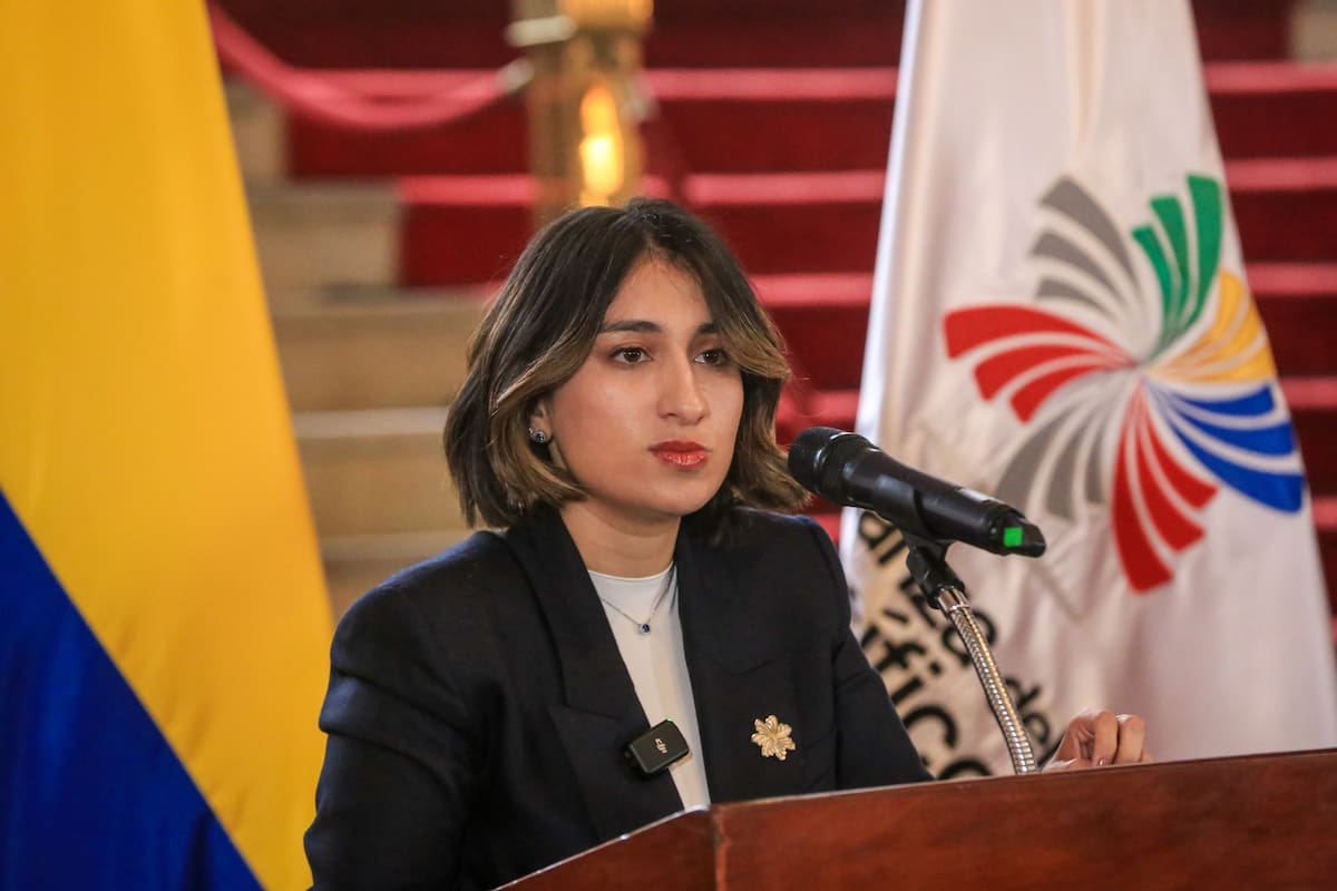 Laura Sarabia enfrenta en Bogotá una audiencia de imputación por los hechos relacionados con el caso de Marelbys Meza. // Foto: Colprensa.