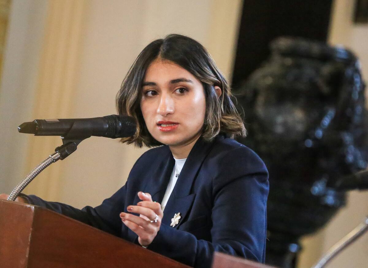 La excanciller Laura Sarabia, anunció su renuncia en la red social X. // Foto: Colprensa - Catalina Olaya.
