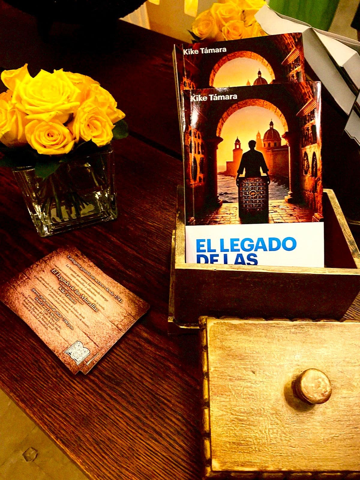 Cartagena se convierte en un laberinto de códigos en la nueva novela de Kike Támara