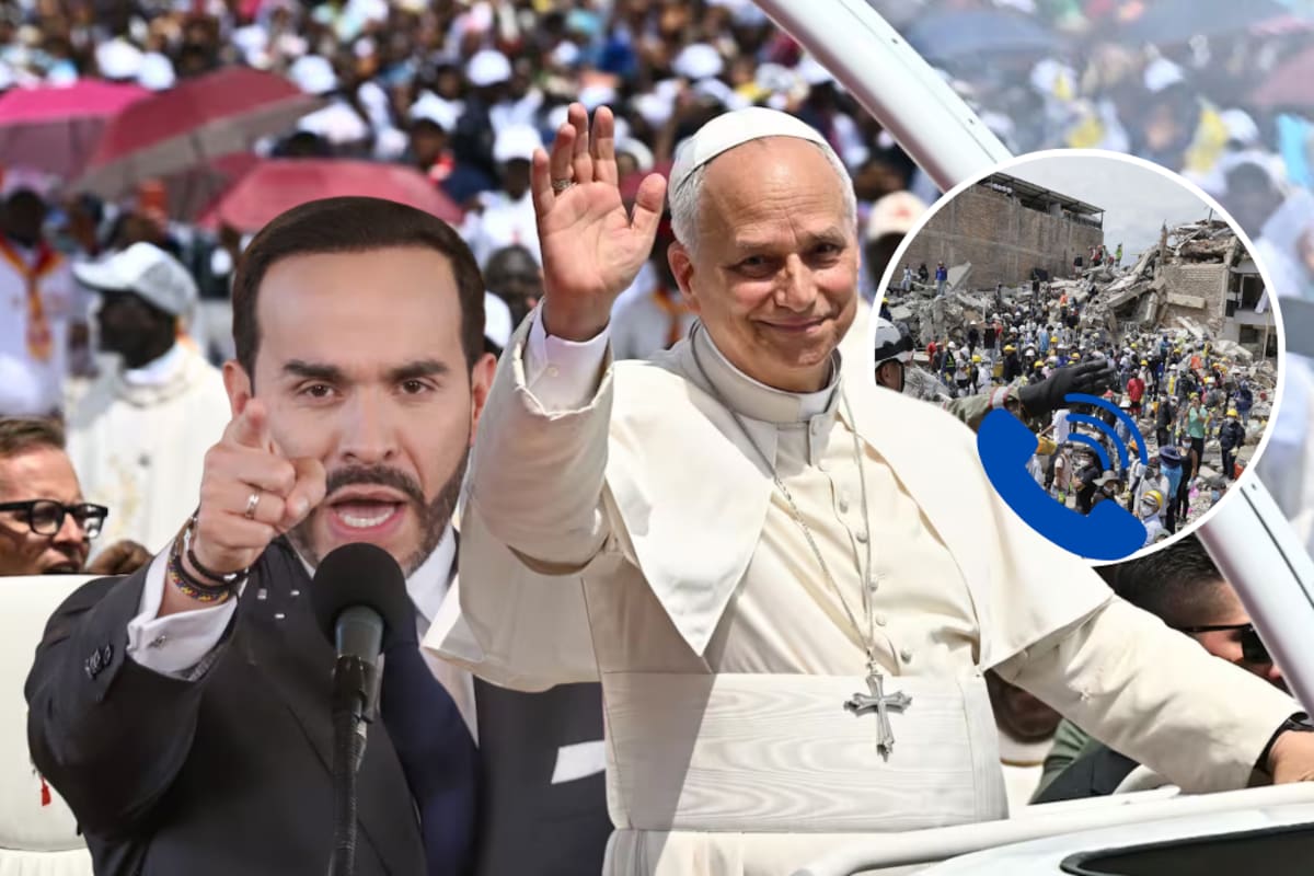 León XIV transmitió un mensaje de solidaridad durante la conversación que sostuvo con el presidente colombiano tras la emergencia sísmica. Fotos de Archivo // Recreada.