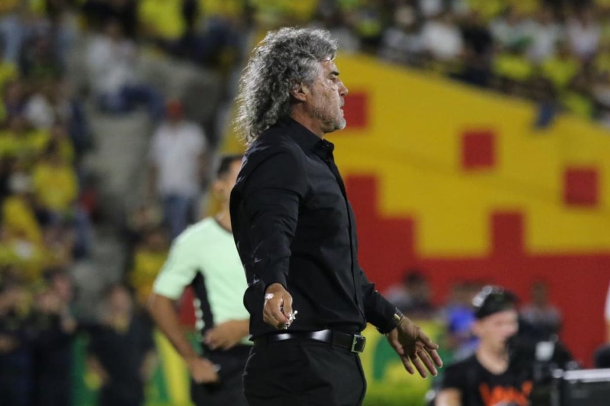 Leonel Álvarez reconoció que Bucaramanga tenía que “hacer bulla” contra Millonarios. Foto: Jaime Moreno.