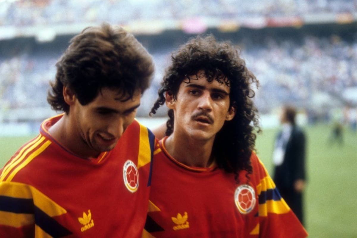 Leonel Álvarez junto a Andrés Escobar. Foto: Redes sociales.