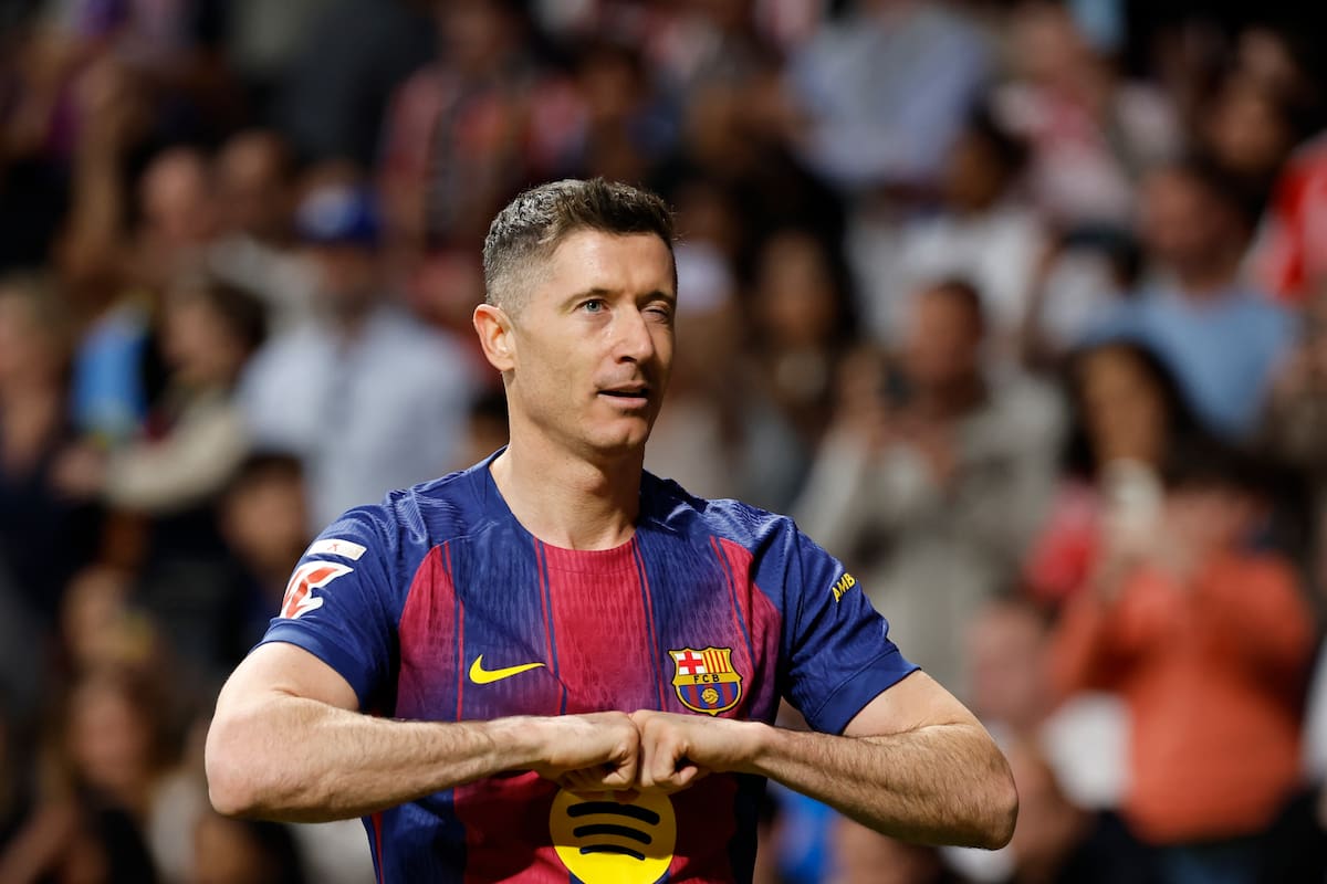 El delantero polaco del FC Barcelona Robert Lewandowski. EFE/ Mariscal