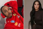 Lewis Hamilton y Kim Kardashian confirmaron su romance en el Super Bowl