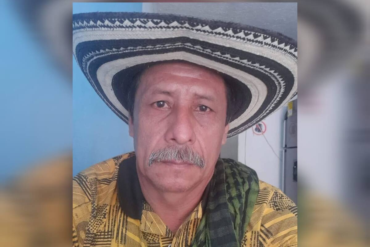 José Efrén Vallejo, presidente de la Junta de Acción Comunal (JAC) del caserío El Hoyo.
Foto: redes sociales.