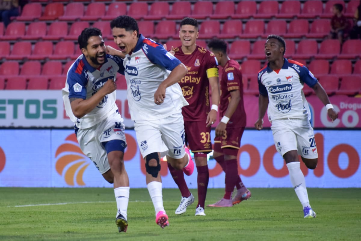 Independiente Medellín es el nuevo líder de la Liga BetPlay tras sumar nueve puntos de nueve posibles en el inicio del campeonato. /FOTO: Dimayor