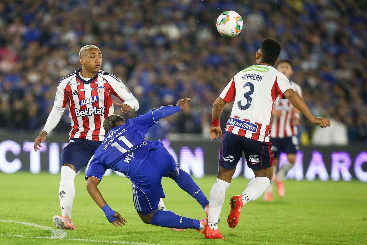 Bogotá. Enero 25 de 2026. Millonarios enfrenta a Junior, por encuentro válido de la Liga BetPlay I 2026 de la fecha 2, en el Estadio Nemecio Camacho El Campin. (Colprensa - Lina Gasca).