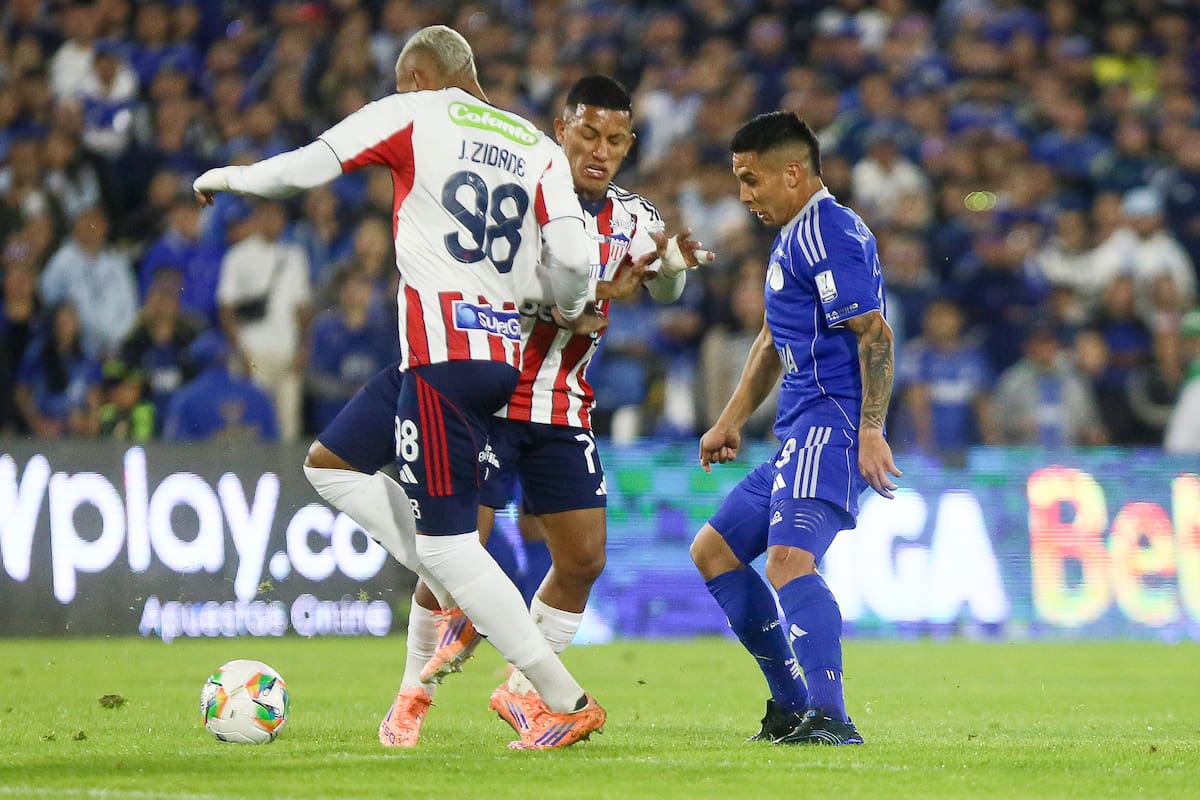 Bogotá. Enero 25 de 2026. Millonarios enfrenta a Junior, por encuentro válido de la Liga BetPlay I 2026 de la fecha 2, en el Estadio Nemecio Camacho El Campin. (Colprensa - Lina Gasca).