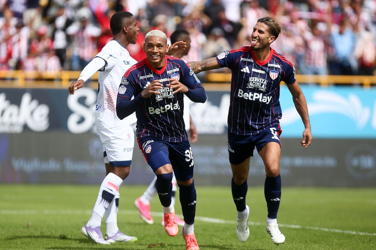Bogotá. Septiembre 20 de 2026. Fortaleza CEIF enfrenta a Junior, por encuentro válido de la Liga BetPlay II 2026 de la fecha 11, en el Estadio Metropolitano de Techo. (Colprensa - Lina Gasca).