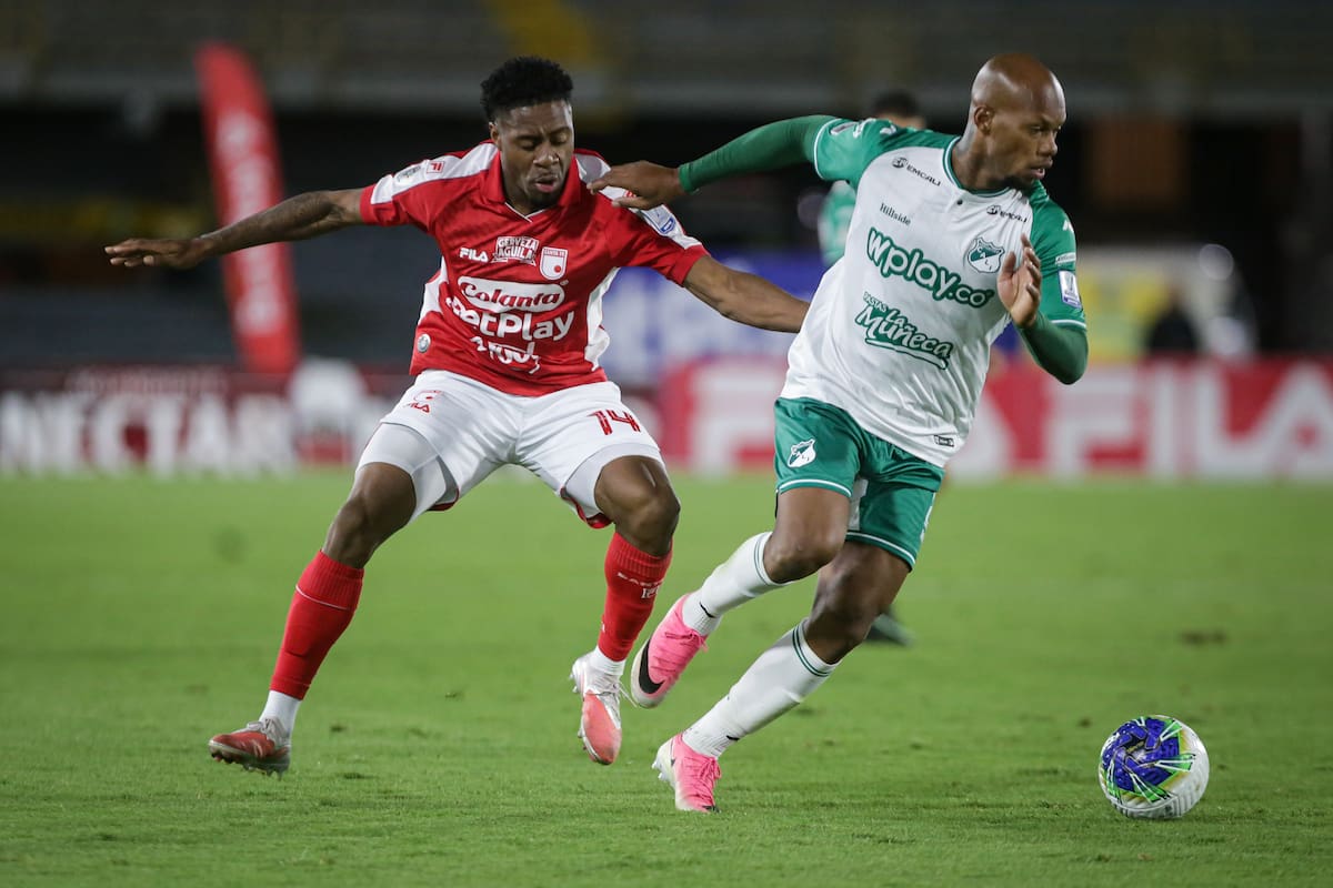 Bogotá. Septiembre 22 de 2026. Independiente Santa Fe enfrenta a Deportivo Cali, por encuentro válido de la fecha 12 de la Liga BetPlay ll 2026, en el Estadio Nemesio Camacho El Campín. (Colprensa - Cristian Bayona).