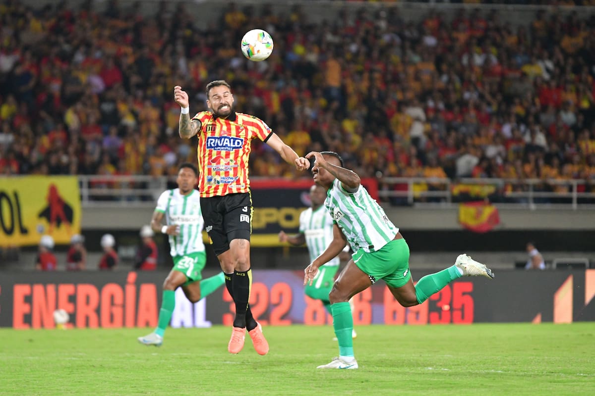 Liga BetPlay, tercera fecha. Partido Deportivo Pereira VS Atlético Nacional. Estadio Hernán Ramírez Villegas de Pereira. Fotografías: Juanse Hernández/Colprensa.