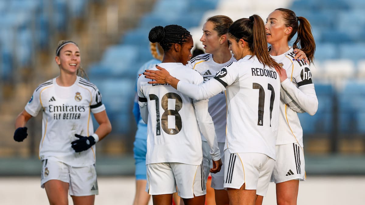 Linda Caicedo marcó en el triunfo 3-1 de Real Madrid sobre Atlético Madrid en la semifinal de la Supercopa de España. Foto: Real Madrid Femenino.