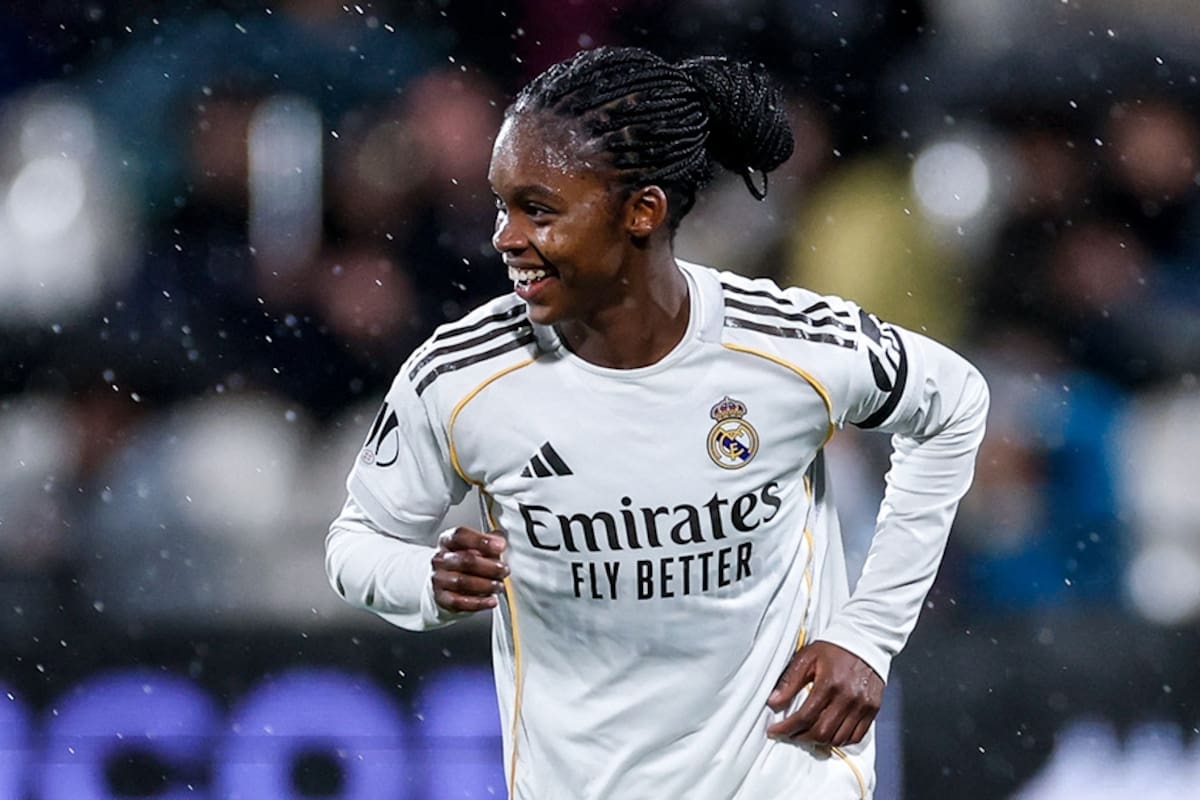 Linda Caicedo marcó en el triunfo 3-1 de Real Madrid sobre Atlético Madrid en la semifinal de la Supercopa de España. Foto: Real Madrid Femenino.