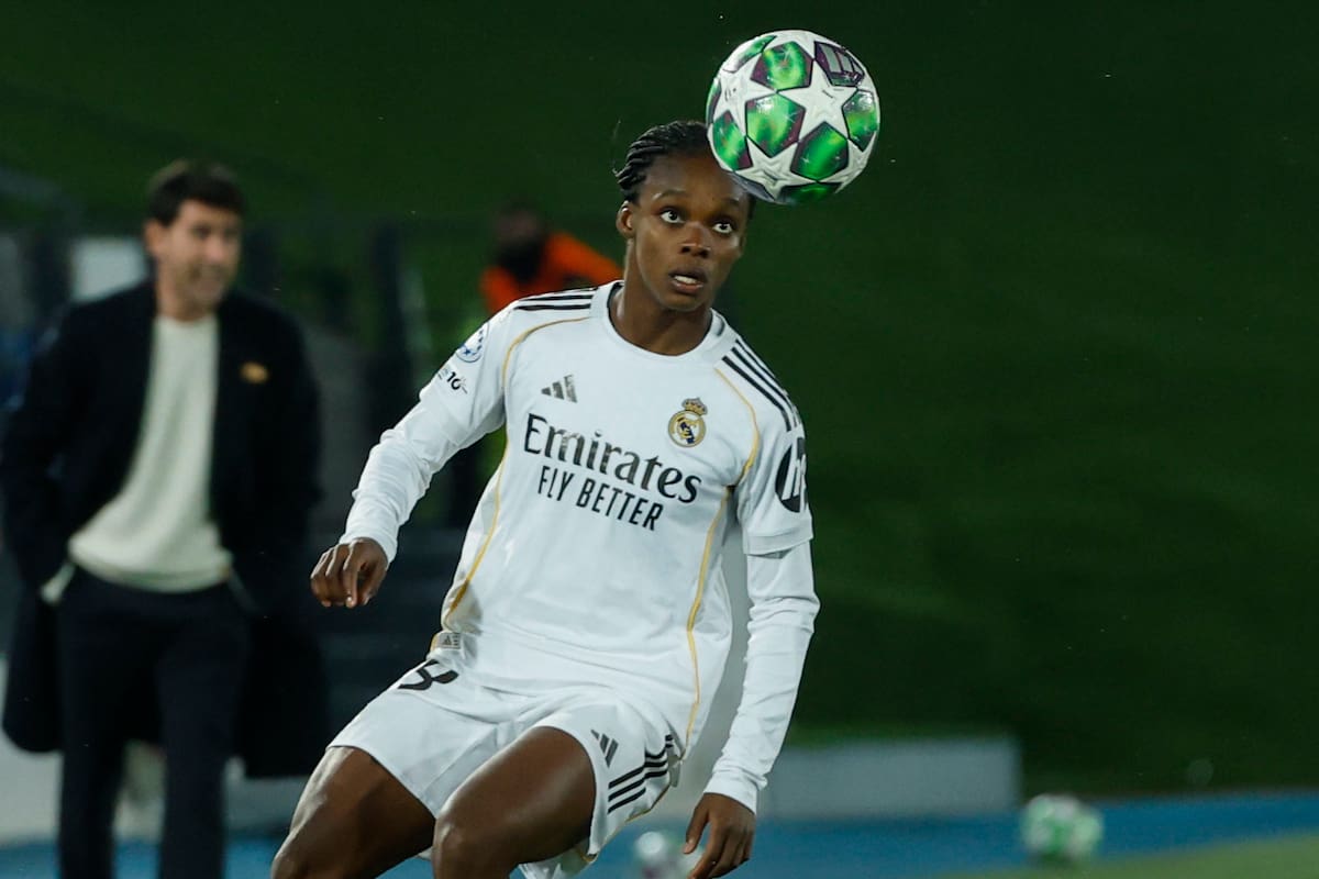 Linda Caicedo fue protagonista en la victoria del Real Madrid por la Champions League. //Foto, EFE: Juanjo Martín