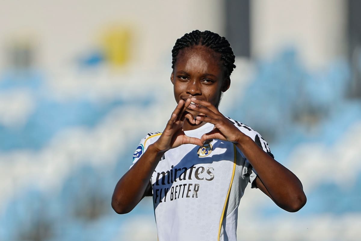 Linda Caicedo debutó en las redes con Real Madrid en la presente temporada. //Foto, EFE: Sergio Pérez